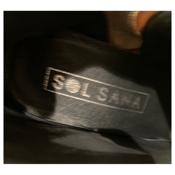 SOL SANA Boot Diego Burn Caramel color Leather Boots Size 6 - Picture 6 of 11